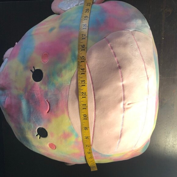 Squishmallows Wren Butterfly Pillow Plush Stuffed Toy Rainbow Tie-Dye Multicolor - Picture 4 of 15